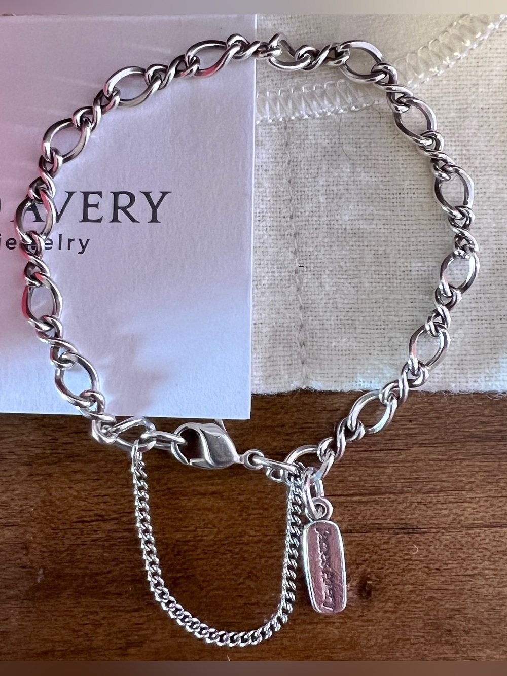 James Avery Twisted Twist Charm Bracelet Sterling Silver 925 - Picture 2 of 9